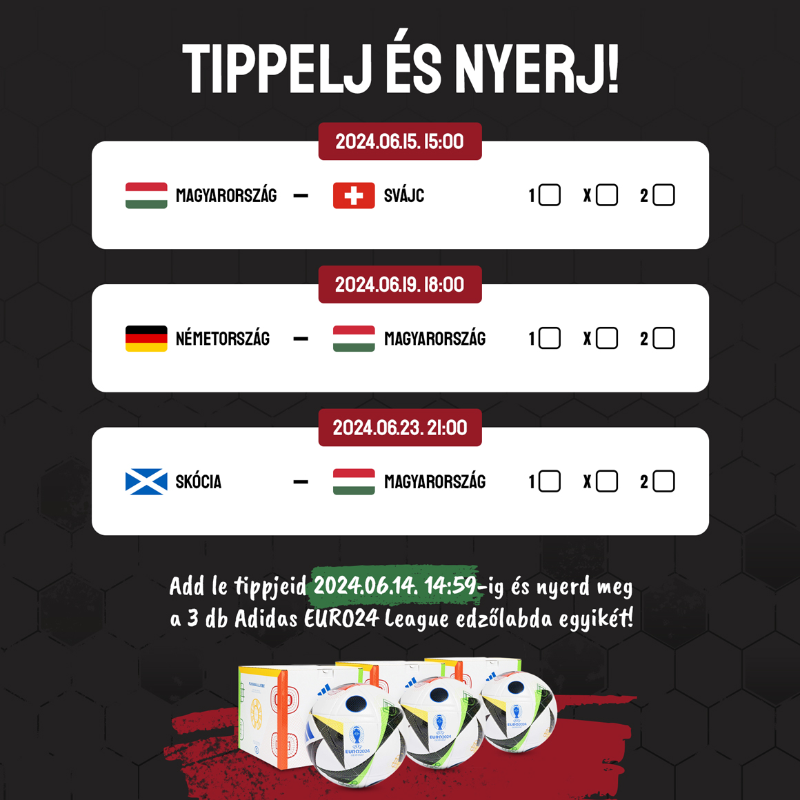 AYCM EB tippelős játék